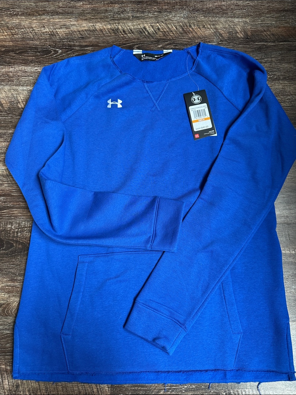 Under Armour Bright Blue Crewneck Pullover Sweatshirt